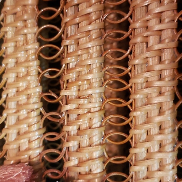 Made in Vietnam woven rattan handbag/tote - Picture 2 of 6